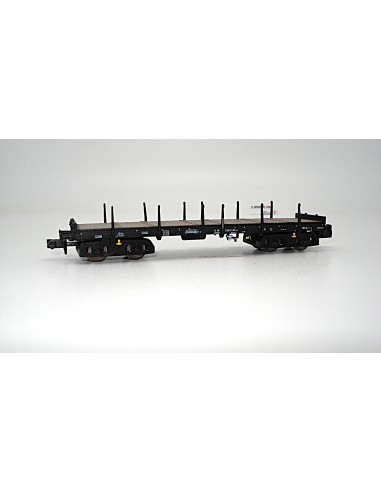 HOBBYTRAIN DB, VAGÓN PLATAFORMA DE CARGA CON TELEROS (MATRÍCULA: 396 0 434-9)