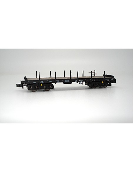 HOBBYTRAIN DB, VAGÓN PLATAFORMA DE CARGA CON TELEROS (MATRÍCULA: 396 0 434-9)