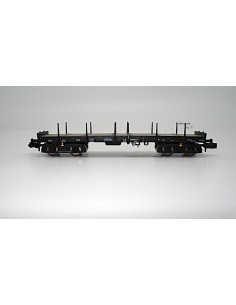 HOBBYTRAIN DB, VAGÓN PLATAFORMA DE CARGA CON TELEROS (MATRÍCULA: 31 80 396 0 641-9)