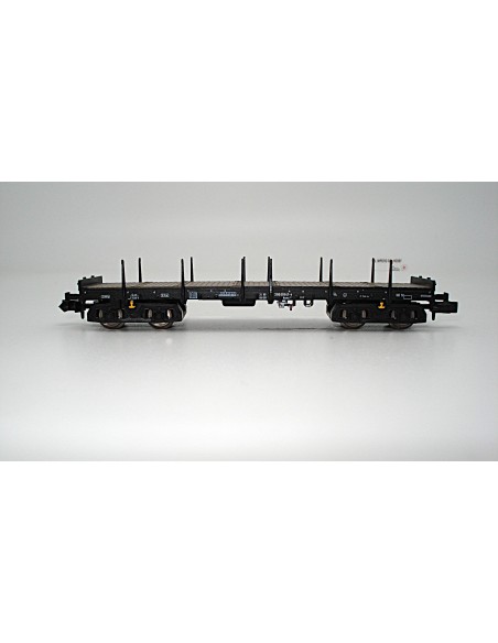 HOBBYTRAIN DB, VAGÓN PLATAFORMA DE CARGA CON TELEROS (MATRÍCULA: 31 80 396 0 641-9)
