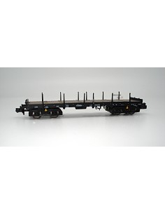 HOBBYTRAIN DB, VAGÓN PLATAFORMA DE CARGA CON TELEROS (MATRÍCULA: 31 80 396 0 510-6)