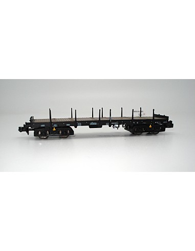 HOBBYTRAIN DB, VAGÓN PLATAFORMA DE CARGA CON TELEROS (MATRÍCULA: 31 80 396 0 510-6)
