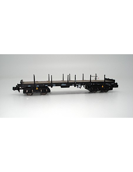 HOBBYTRAIN DB, VAGÓN PLATAFORMA DE CARGA CON TELEROS (MATRÍCULA: 31 80 396 0 510-6)