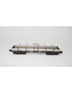 HOBBYTRAIN DB, VAGÓN PLATAFORMA DE CARGA CON TELEROS (MATRÍCULA: 394 8 044-7)