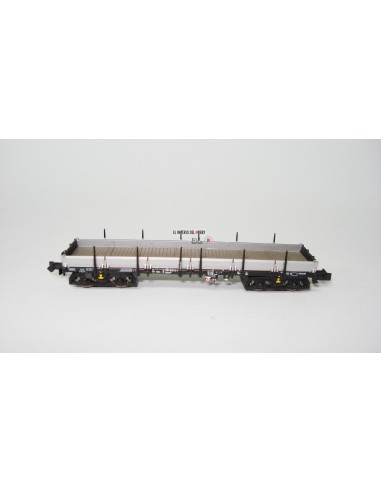 HOBBYTRAIN DB, VAGÓN PLATAFORMA DE CARGA CON TELEROS (MATRÍCULA: 394 8 044-7)