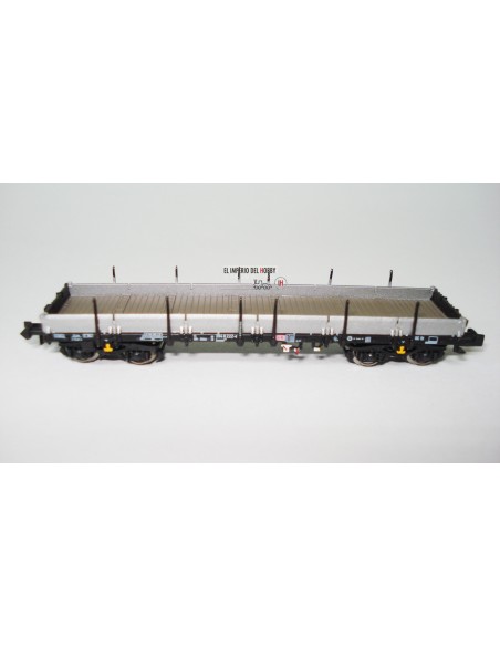 HOBBYTRAIN DB, VAGÓN PLATAFORMA DE CARGA CON TELEROS (MATRÍCULA: 394 8 222-9)
