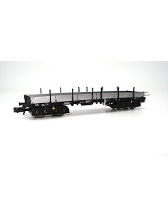 HOBBYTRAIN DB, VAGÓN PLATAFORMA DE CARGA CON TELEROS (MATRÍCULA: 394 8 101-5)