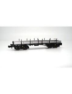 HOBBYTRAIN DB, VAGÓN PLATAFORMA DE CARGA CON TELEROS (MATRÍCULA: 394 8 486-0)
