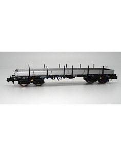 HOBBYTRAIN DB, VAGÓN PLATAFORMA DE CARGA CON TELEROS (MATRÍCULA: 394 8 068-6)
