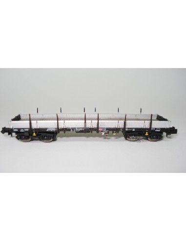 HOBBYTRAIN DB, VAGÓN PLATAFORMA DE CARGA CON TELEROS (MATRÍCULA: 394 8 600-2)