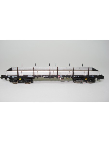 HOBBYTRAIN DB, VAGÓN PLATAFORMA DE CARGA CON TELEROS (MATRÍCULA: 394 8 600-2)