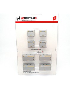 HOBBYTRAIN SET DE 8 CONTENEDORES DE LA EMPRESA DE LOGÍSTICA "INNOFREIGHT"