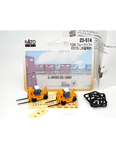 KATO SET DE 2 CARRETILLAS ELEVADORAS (forklifts) MODELO TCM FD115