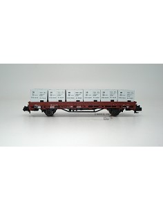 HOBBYTRAIN HEAVY-DUTY FREIGHT WAGON / LOW-SIDE FLATCAR (Freight Carrier), MODEL Rlmmso 56, DB