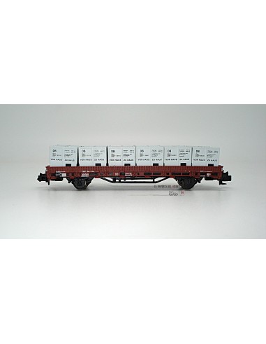HOBBYTRAIN HEAVY-DUTY FREIGHT WAGON / LOW-SIDE FLATCAR (Freight Carrier), MODEL Rlmmso 56, DB
