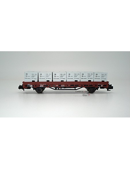 HOBBYTRAIN HEAVY-DUTY FREIGHT WAGON / LOW-SIDE FLATCAR (Freight Carrier), MODEL Rlmmso 56, DB