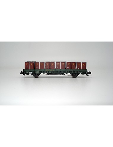 HOBBYTRAIN DBP, CONTAINER TRANSPORT WAGON FOR POSTAL SERVICE (Post-Behältertragwagen)