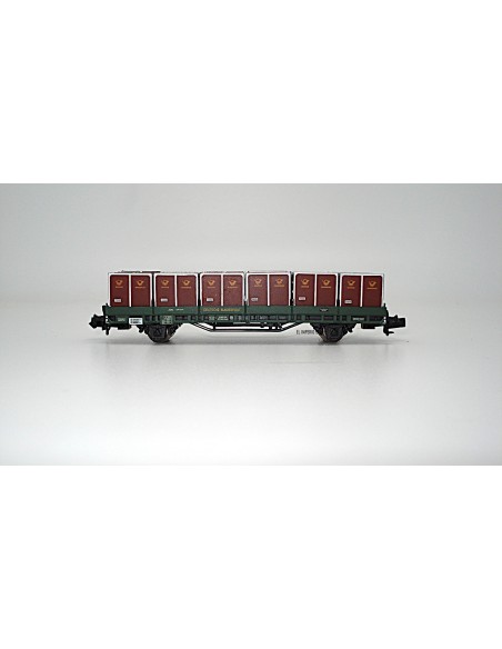 HOBBYTRAIN DBP, CONTAINER TRANSPORT WAGON FOR POSTAL SERVICE (Post-Behältertragwagen)