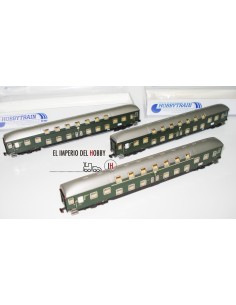HOBBYTRAIN DB, SET 3 COCHES DE PASAJEROS (DOBLE PISO)