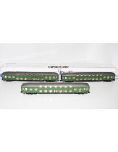 HOBBYTRAIN DB, SET 3 COCHES DE PASAJEROS (DOBLE PISO) UIC