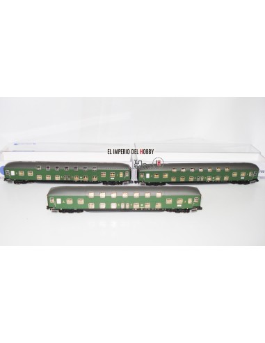 HOBBYTRAIN DB, SET 3 COCHES DE PASAJEROS (DOBLE PISO) UIC