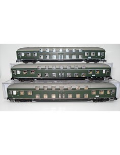 HOBBYTRAIN DB, 3-teiliges Set Liegewagen (Doppelstock) Bauart Bcvmh