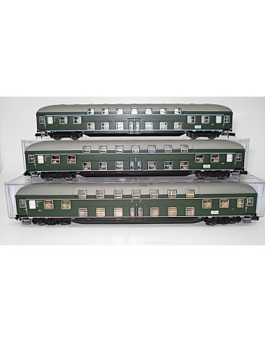 HOBBYTRAIN DB, SET 3 COCHES CAMA (DOBLE PISO) TIPO Bcvmh