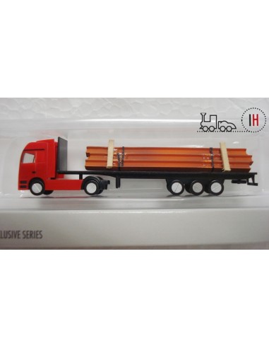 HERPA CAMION TRANSPORTE MB ACTROS ESCALA Z