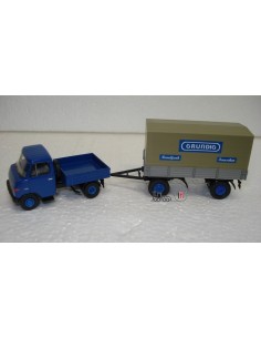BREKINA CAMION HHF Y REMOLQUE "GRUNDIG"