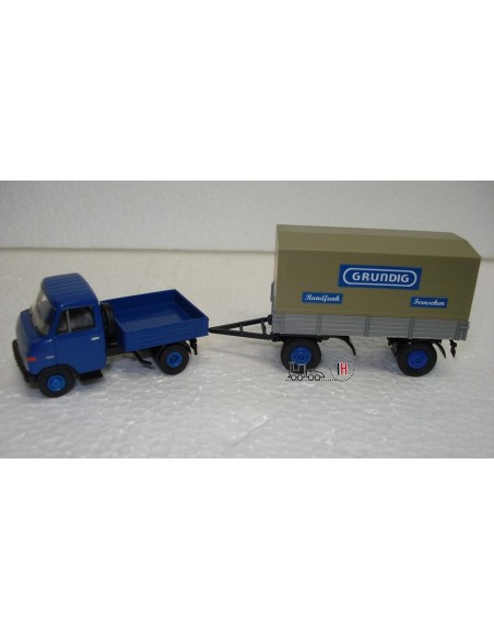 BREKINA CAMION HHF Y REMOLQUE "GRUNDIG"