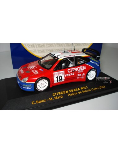 RALLY CAR CITROEN XSARA WRC RALLYE MONTE CARLO 2003