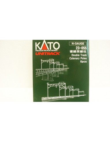 KATO BOX WITH 6 DOUBLE CATENARY POSTS