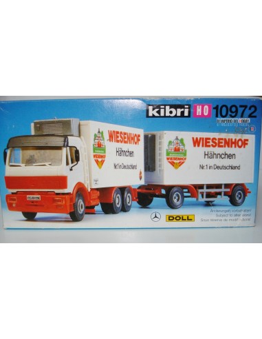 KIBRI CAMIÓN MERCEDES BENZ CON REMOLQUE DOLL-WIESENHOF