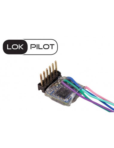 ESU DECODER LOKPILOT 5 MICRO DCC, 6-PIN DIRECT 90 DEGREE, RETAIL