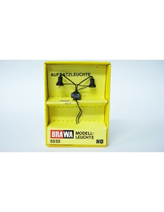 BRAWA DOPPELTE LICHTERSATZLAMPE