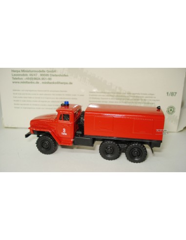 HERPA MINITANKS URAL LKW "FW"