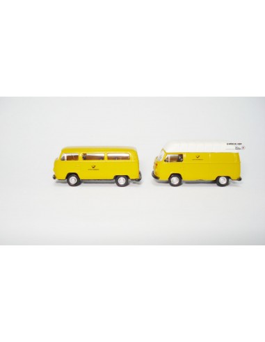 LEMKE SET  DOS FURGONETAS VOLKSWAGEN T2 "POSTBUS"