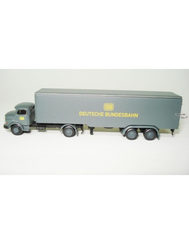 LEMKE CAMIÓN TRAILER MERCEDES MB L322 SATTELZUG DEUTSCHE BUNDESBAHN