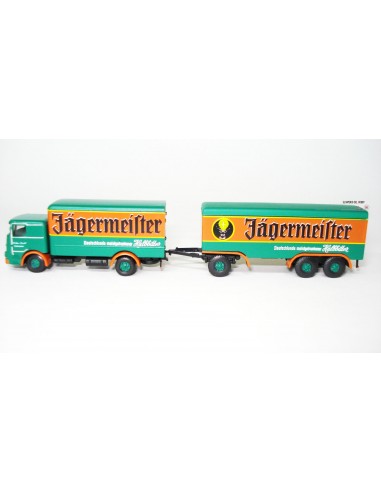 LEMKE TRUCK WITH TRAILER BÜSSING COMMODORE HÄNRGERZUG JÄGERMEISTER