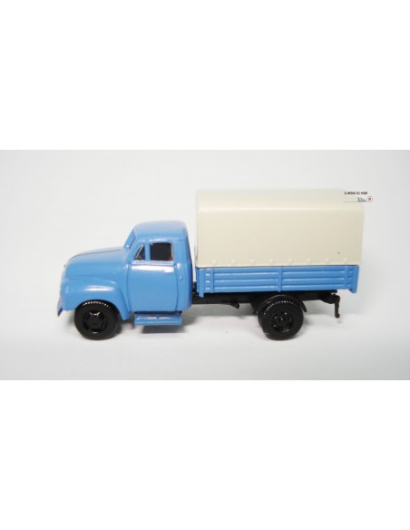 LEMKE CAMIÓN OPEL BLITZ "PRITSCHE PLANE, BLAU-SCHWARZ"