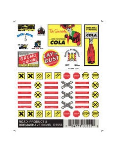 WOODLAND SCENICS DRY TRANSFER DECALS 2