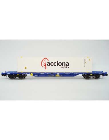 ARNOLD CONTINENTAL RAIL, PLATAFORMA Sgnss, CON CONTENEDOR "ACCIONA"