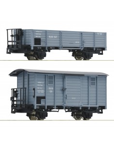 ROCO 2 FREIGHT WAGONS RÜ.K.B