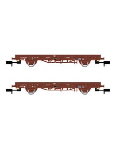 ARNOLD RENFE, SET DE 2 VAGONES PLATAFORMA DE 2 EJES,... 2