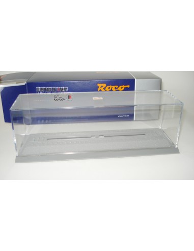 ROCO DISPLAY CASE WITH BALLAST AND TRACK