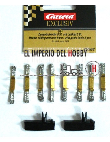 CARRERA CONTACTOS DESLIZANTES DOBLES 8 uds CON...