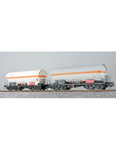 ESU-PULLMAN 2-PIECE GAS TANK WAGO SET 2 ZAG 620 BAYER FROM THE DB