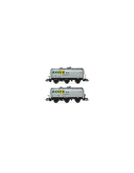 ELECTROTREN RENFE, 2ER-SET 3-ACHSIGE KESSELWAGEN „KOYPE“