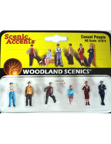 WOODLAND SCENICS GENTE CASUAL