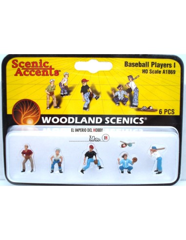 WOODLAND SCENICS JUGADORES DE BÉISBOL I